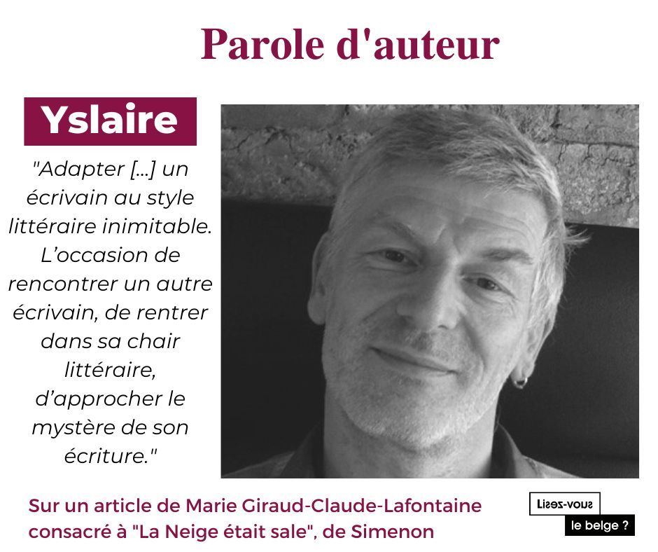 Lisez-vous le belge, Yslaire et Georges Simenon?