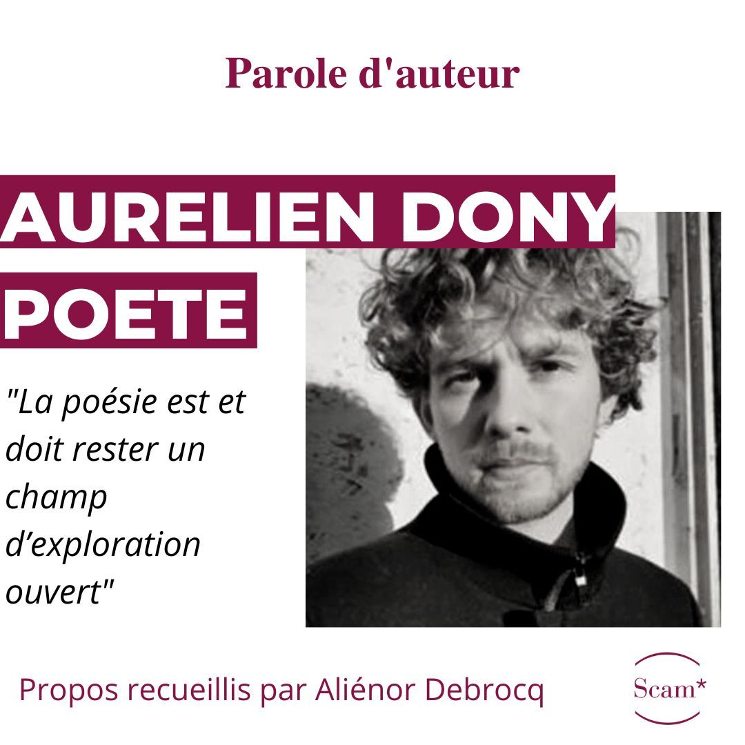 Aurélien Dony : « La poésie est et doit rester un champ d’exploration ouvert »