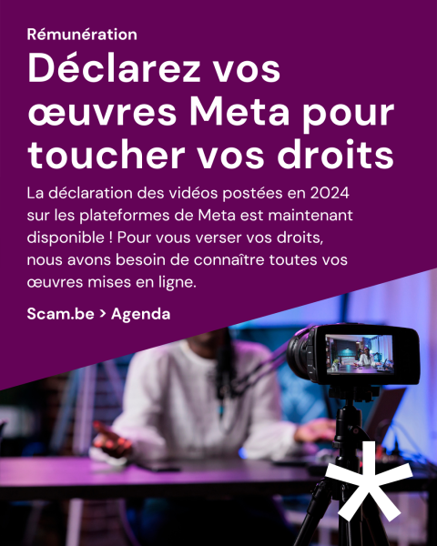 Déclarez vos œuvres de Meta !