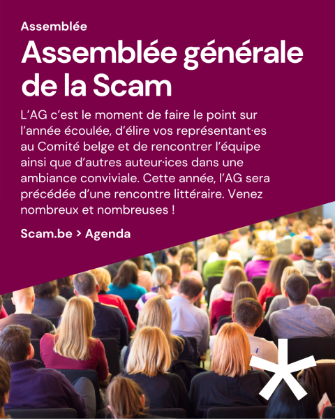 Save the date : Assemblée générale de la Scam