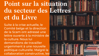 Secteur des Lettres et du Livre : le point sur la situation