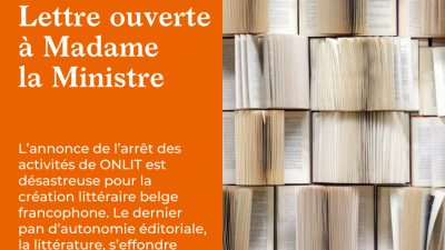 Lettre ouverte à Madame La Ministre