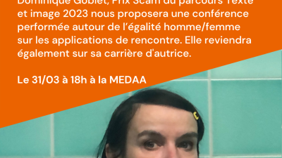 Save the date : Carte blanche à Dominique Goblet