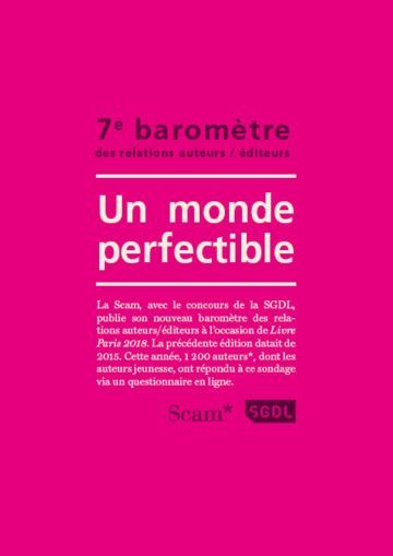 7e Baromètre des relations auteurs / éditeurs : Un monde perfectible