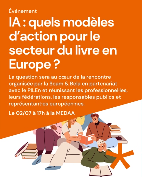 Face à l’IA, quels modèles d’action pour le secteur du livre en Europe ?