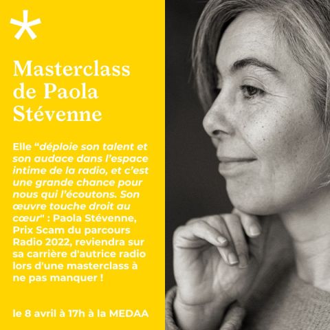 Masterclass de Paola Stévenne
